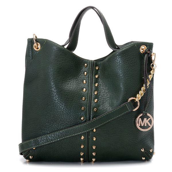 michael kors uptown astor large shoulder tote grønn lammeskinn På Salg Butikker oi0ie